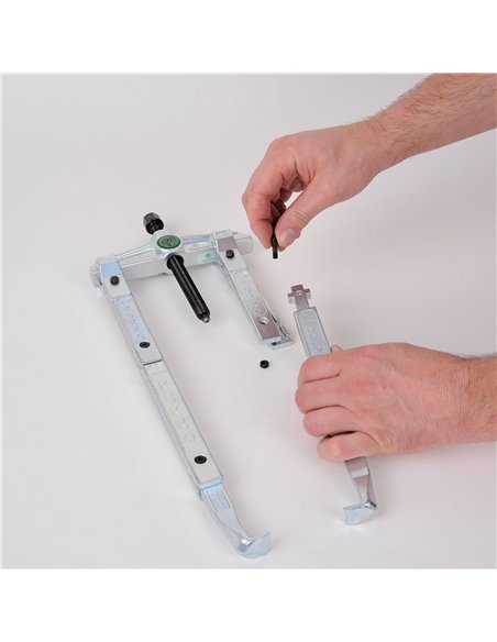 Kukko-1-V-150-P-Juego de 2 extensiones para patas de extractores de rodamientos 20-1/20-10 (Largo 150 mm)