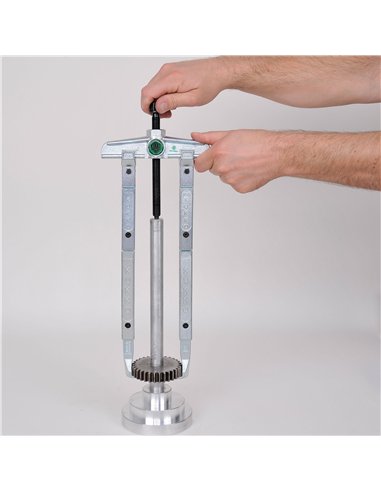 Kukko-1-V-150-P-Juego de 2 extensiones para patas de extractores de rodamientos 20-1/20-10 (Largo 150 mm)