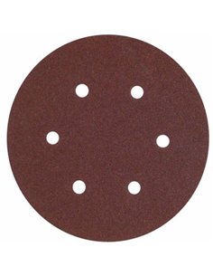 Calflex-KE.RR115.240-Caja de 50 discos de 115 mm de papel autoadhrente AO (8 agujeros grano 240) 2