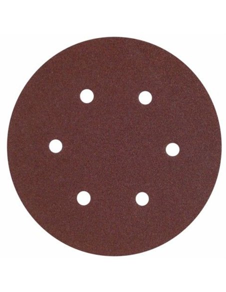 Calflex-KE.RR150.60-Caja de 50 discos de 150 mm de papel autoadhrente AO (sin agujeros grano 60)