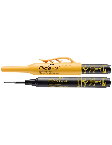 Pica-150/40-Marcador permanente de tinta para agujeros profundos Ink (Rojo)