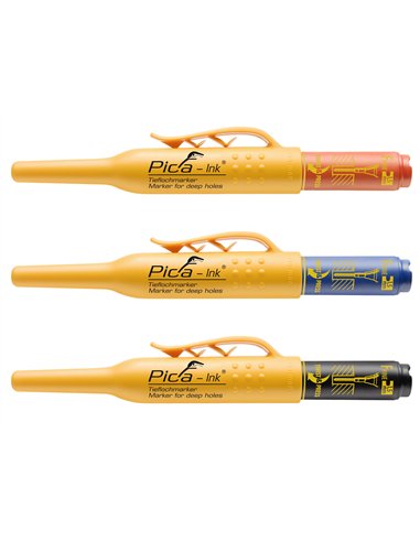 Pica-150/41-Marcador permanente de tinta para agujeros profundos Ink (Azul)
