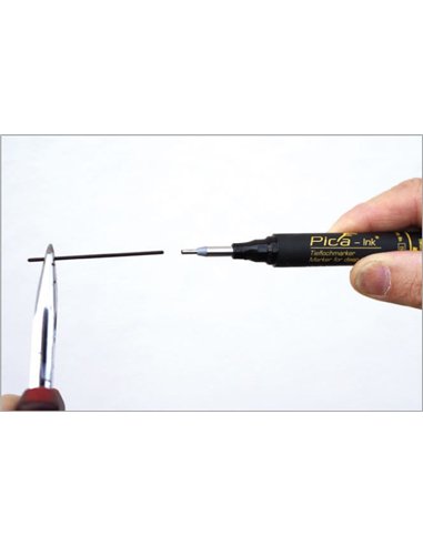 Pica-150/41-Marcador permanente de tinta para agujeros profundos Ink (Azul)