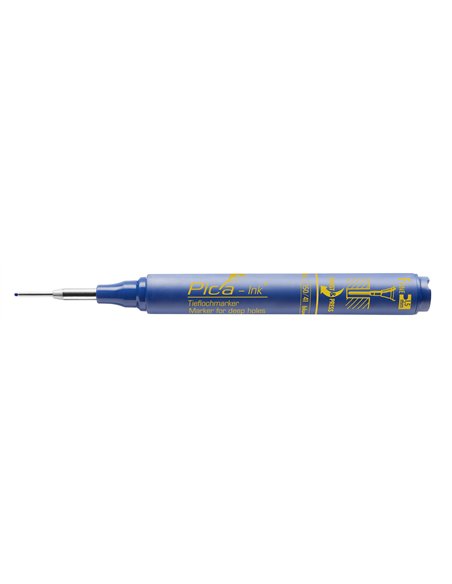 Pica-150/46-Marcador permanente de tinta para agujeros profundos Ink (Negro)
