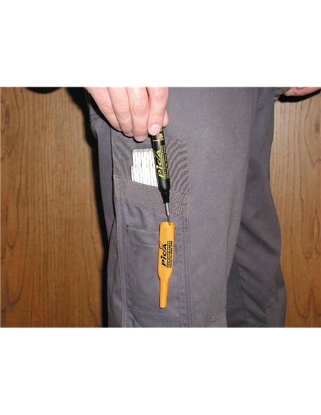 Pica-150/46-Marcador permanente de tinta para agujeros profundos Ink (Negro)