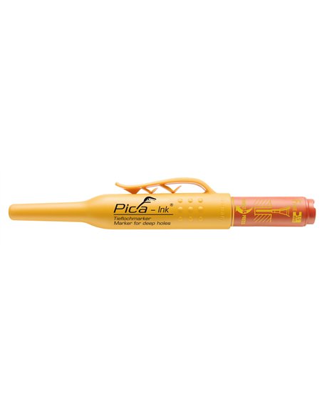 Pica-150/46/SB-Marcador permanente de tinta para agujeros profundos Ink (Negro) en blister