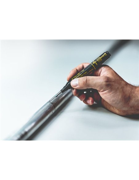 Pica-150/46/SB-Marcador permanente de tinta para agujeros profundos Ink (Negro) en blister