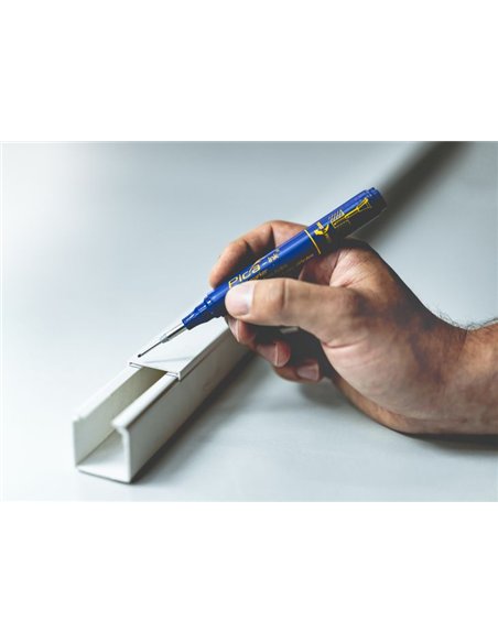 Pica-150/46/SB-Marcador permanente de tinta para agujeros profundos Ink (Negro) en blister
