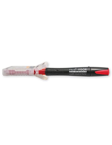 Pica-991/40-Estuche de 4 minas VISOR permanente Rojo