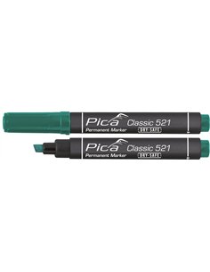 Pica-521/40-Marcador Permanente Tipo Pincel Rojo