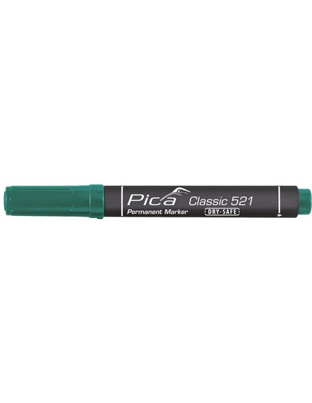 Pica-521/40-Marcador Permanente Tipo Pincel Rojo