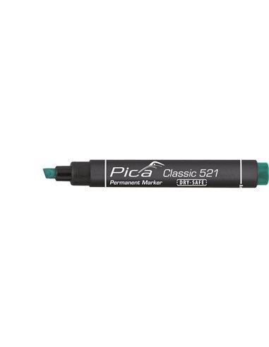 Pica-521/40-Marcador Permanente Tipo Pincel Rojo