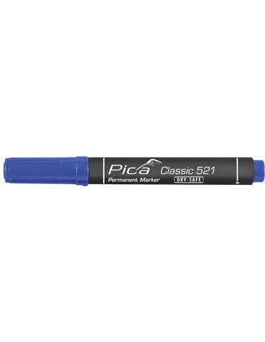 Pica-521/40-Marcador Permanente Tipo Pincel Rojo