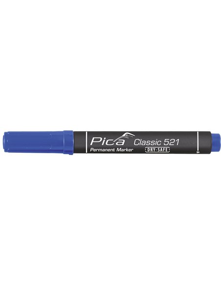 Pica-521/40-Marcador Permanente Tipo Pincel Rojo