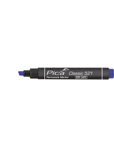 Pica-521/40-Marcador Permanente Tipo Pincel Rojo