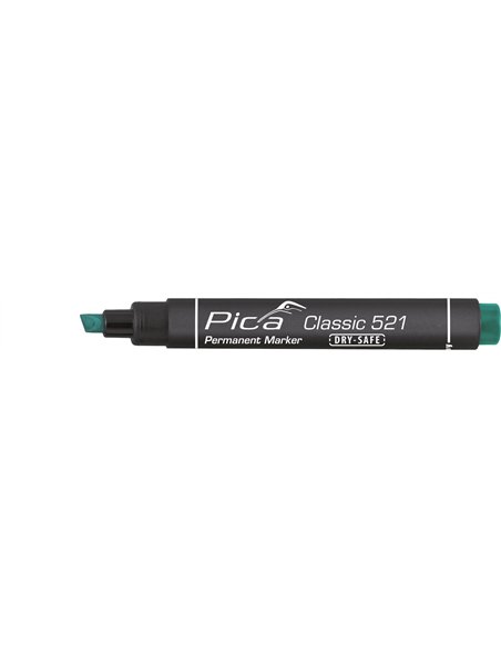 Pica-521/41/SB-Marcador permanente tipo cincel Azul en blíster