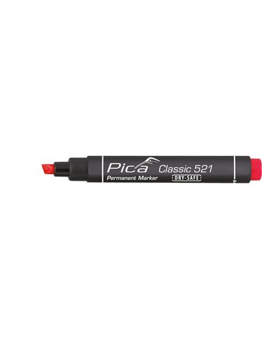 Pica-521/41/SB-Marcador permanente tipo cincel Azul en blíster