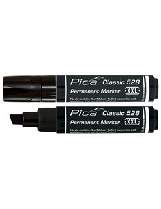 Pica-528/46/SB-Marcador permanente tipo cincel Negro en blíster