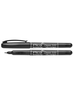 Pica-533/46/SB-Marcador permanente Classic punta fina Negro en blíster