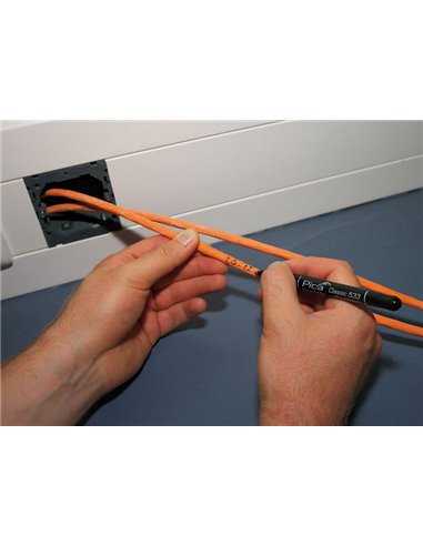 Pica-533/46/SB-Marcador permanente Classic punta fina Negro en blíster