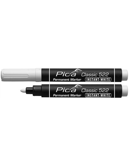 Pica-522/52-Marcador Permanente Bala Gruesa Blanco