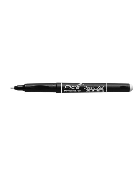 Pica-532/52-Marcador Permanente Bala Media Blanco