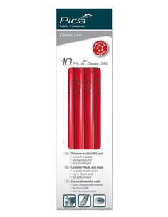 Pica-540/30-10-Caja con 10 lápices de carpintero de 30 cm