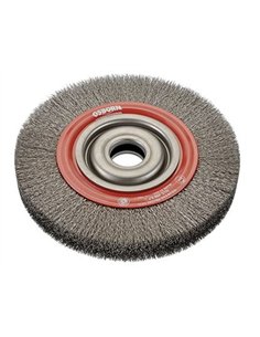 Osborn-0008566061-Cepillo circular alambre ondulado de Acero latonado y agujero multieje (200x23x38x0,3 mm)