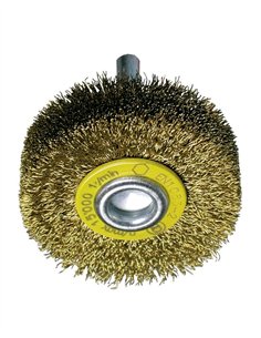 Osborn-0002503142-Cepillo circular acero de alambre ondulado con vástago de 6 mm y filamento de Ø 0.20 mm (40x11x10 )