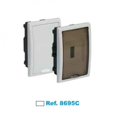 Caja para ICP de 1 a 4 elementos blanca 40A de empotrar Solera 8695C