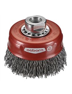 Osborn-0002613361-Cepillo taza inox de alambre ondulado con tuerca M14 y filamento Ø 0.30 mm (60x20 ) 2