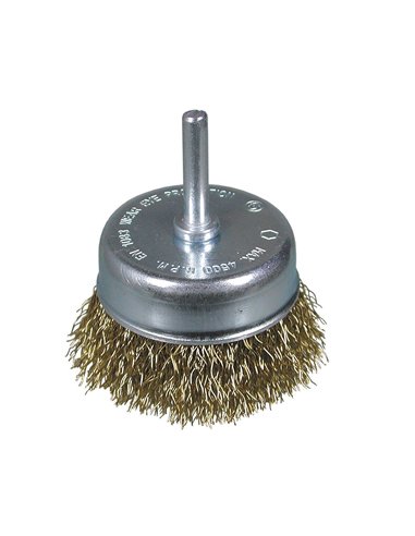 Osborn-0182600891-Cepillo taza de filamento abrasivo con vástago de 6 mm Ø 0.90 mm y grano 180 azul (50x17 )