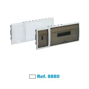 Quadro elétrico embutido ICP + 18 elementos brancos Solera Arelos 8880