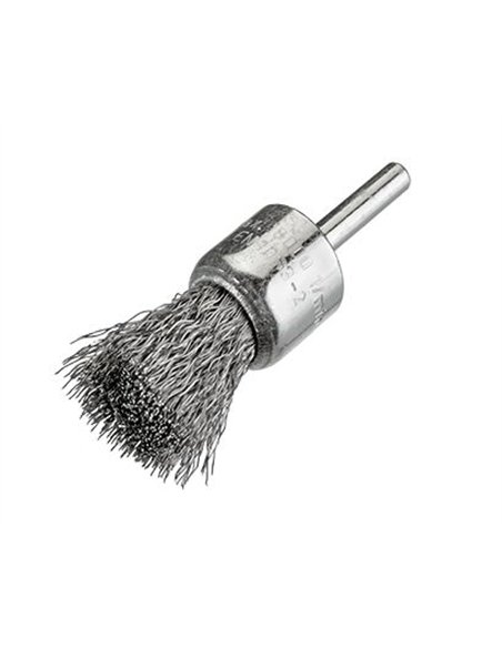 Osborn-0003509191-Cepillo pincel acero de alambre ondulado con vástago de 6 mm y filamento de Ø 0.50 mm (10x40)