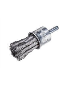 Osborn-9906030312-Cepillo pincel alambre trenzado de acero con vástago de 6 mm filamento Ø 0.50 mm (23x29)