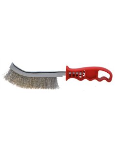 Osborn-0008462591-Cepillo manual con mango plástico de latón ondulado filamento Ø 0.30 mm