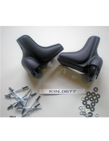 GT Line-KIN.0677-Juego de 2 ruedas para maleta REVO WHEELS (versión antigua)