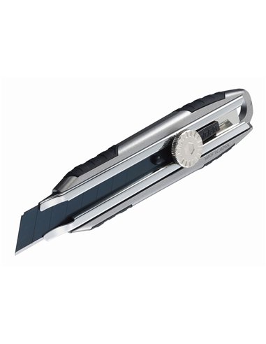 Olfa-MXP-L-Cúter de aluminio con bloqueo manual y cuchilla extra afilada de 18 mm