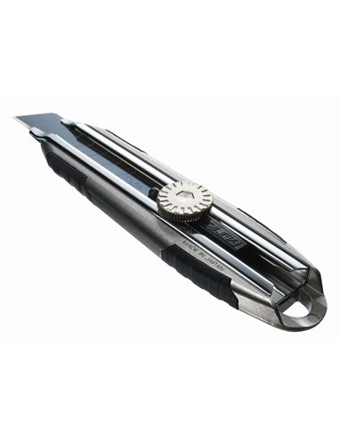 Olfa-MXP-L-Cúter de aluminio con bloqueo manual y cuchilla extra afilada de 18 mm