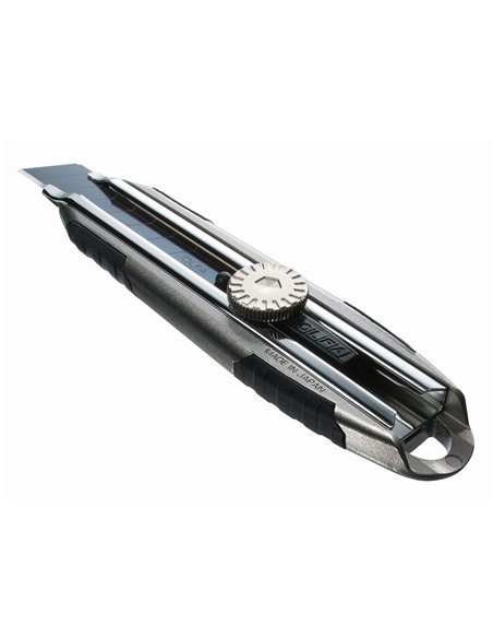 Olfa-MXP-L-Cúter de aluminio con bloqueo manual y cuchilla extra afilada de 18 mm