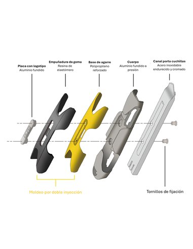 Olfa-MXP-AL-Cúter de aluminio con bloqueo automático y cuchilla extra afilada de 18 mm