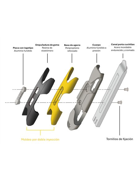 Olfa-MXP-AL-Cúter de aluminio con bloqueo automático y cuchilla extra afilada de 18 mm