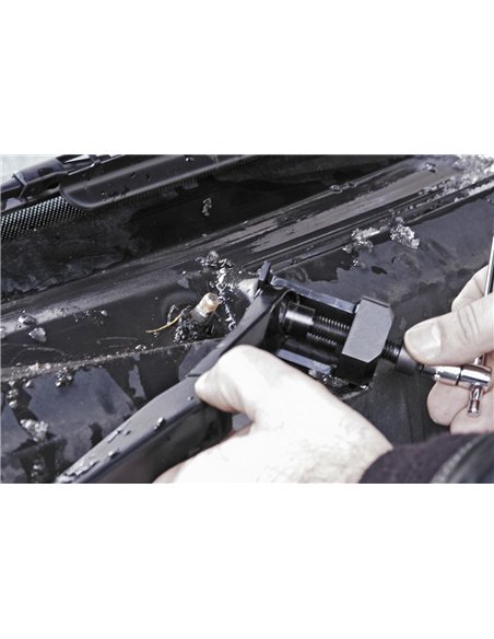 Kukko-K-142/4-Juego universal de extractor de brazos de limpiaparabrisas