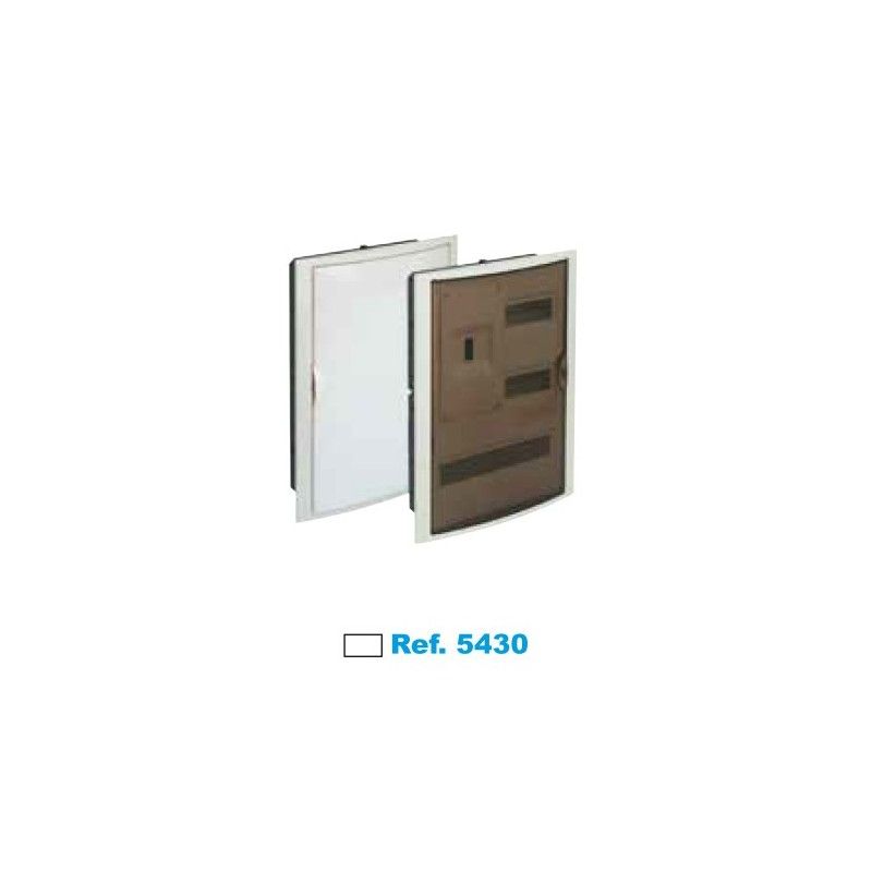 Quadro elétrico embutido ICP + 30 elementos brancos Solera Arelos 5430