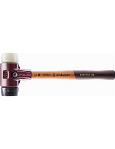 Halder-3028.060-Maza de goma + nylon Simplex Ø 60 mm