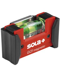 Sola-GOMAGNETICCLIP-Nivel de burbuja compacto GO! Magnetic CLIP