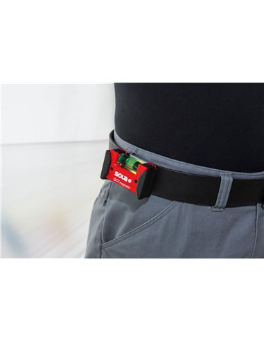 Sola-GOMAGNETICCLIP-Nivel de burbuja compacto GO! Magnetic CLIP