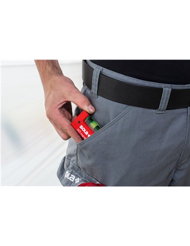 Sola-GOMAGNETICCLIP-Nivel de burbuja compacto GO! Magnetic CLIP