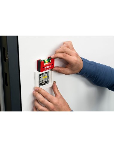 Sola-GOMAGNETICCLIP-Nivel de burbuja compacto GO! Magnetic CLIP