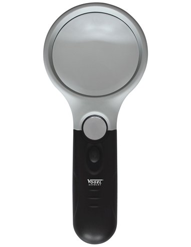 Vogel-600145-Lupa de mano Magnifier con Led